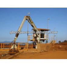 300KNM articulated boom marine crane with grab